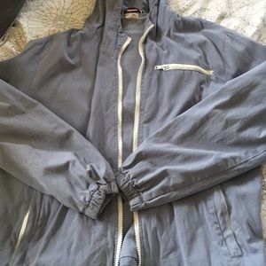 Pacsun Blue Zip Up Hoodie Jacket